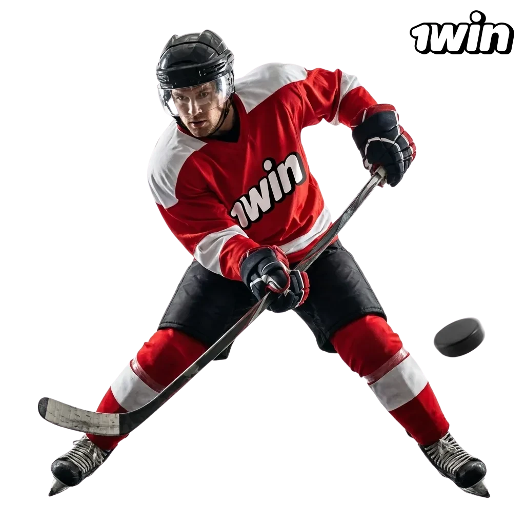 Mobile screen showing 1win Canada ice hockey betting markets, live odds, scores, and a C$750 welcome bonus banner