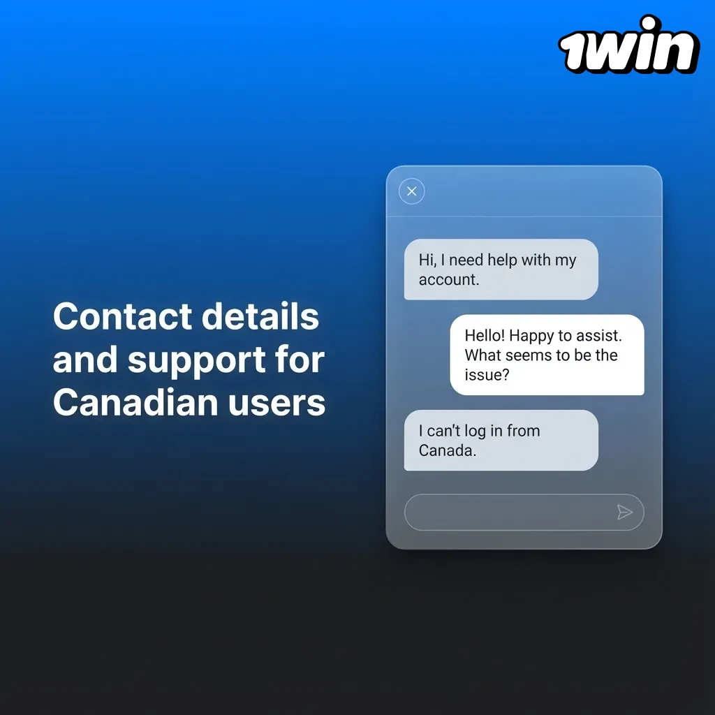 Support options for Canadian users: 24/7 live chat, email, in-account tickets, and help centre in English