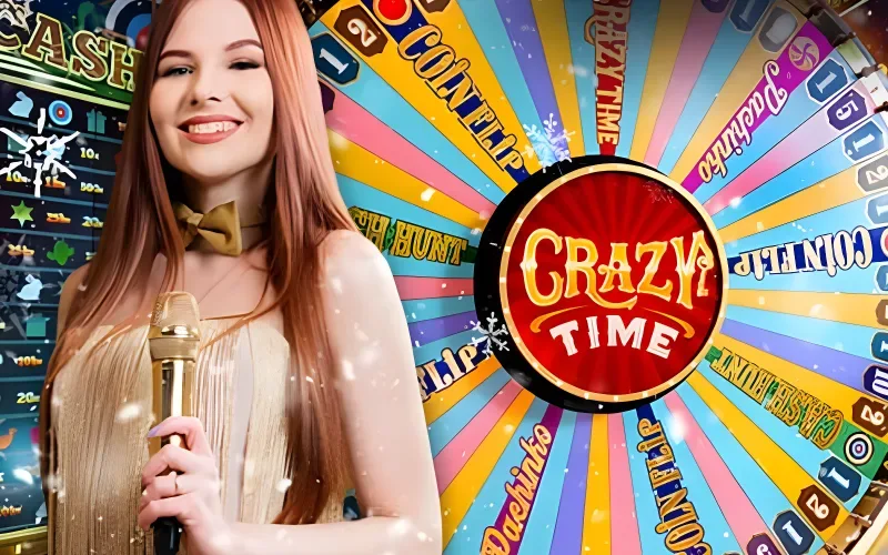 Register and immerse yourself in the Crazy Time show game on the 1win platform.