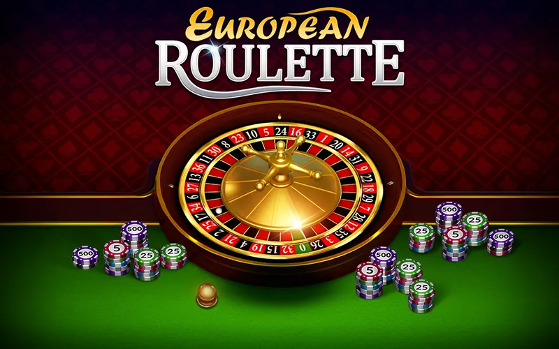 Select European Roulette and play the classic casino game at 1win.