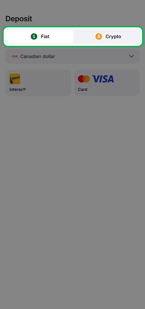 Select a convenient deposit method at 1win Casino.