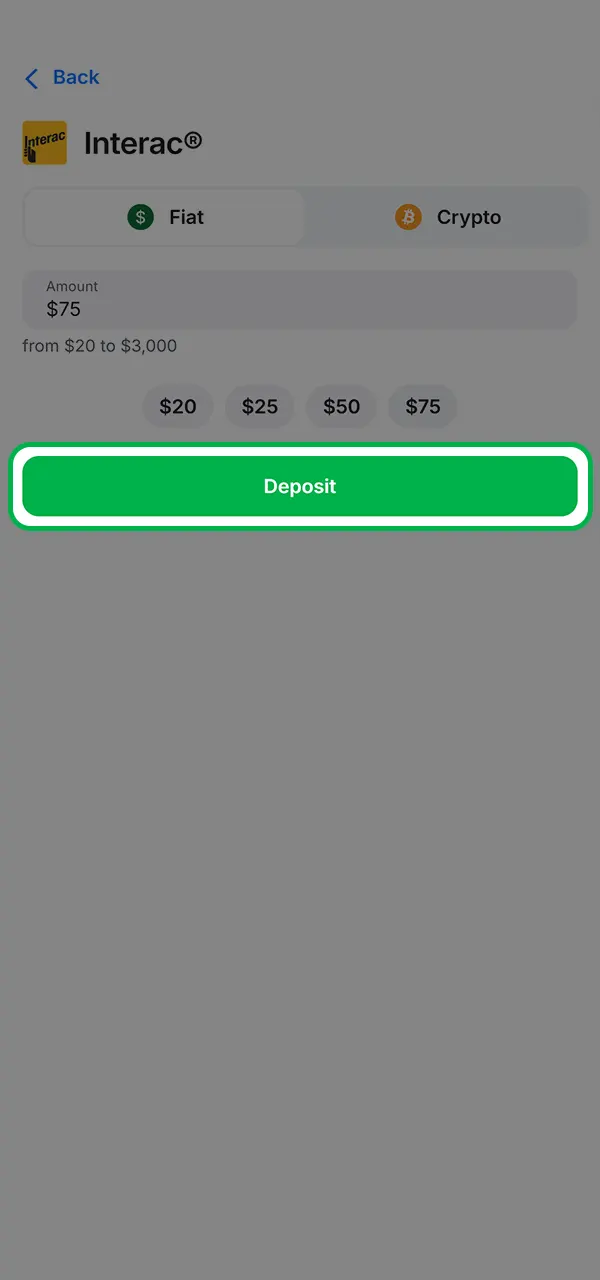 Confirm your deposit and start playing at 1win.