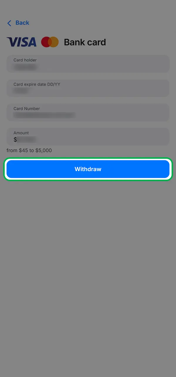 Confirm the withdrawal and receive your payment at 1win Casino.