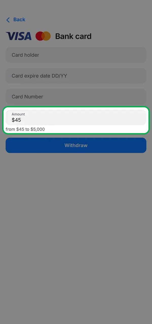 Enter the amount and find out how to withdraw money from 1win.