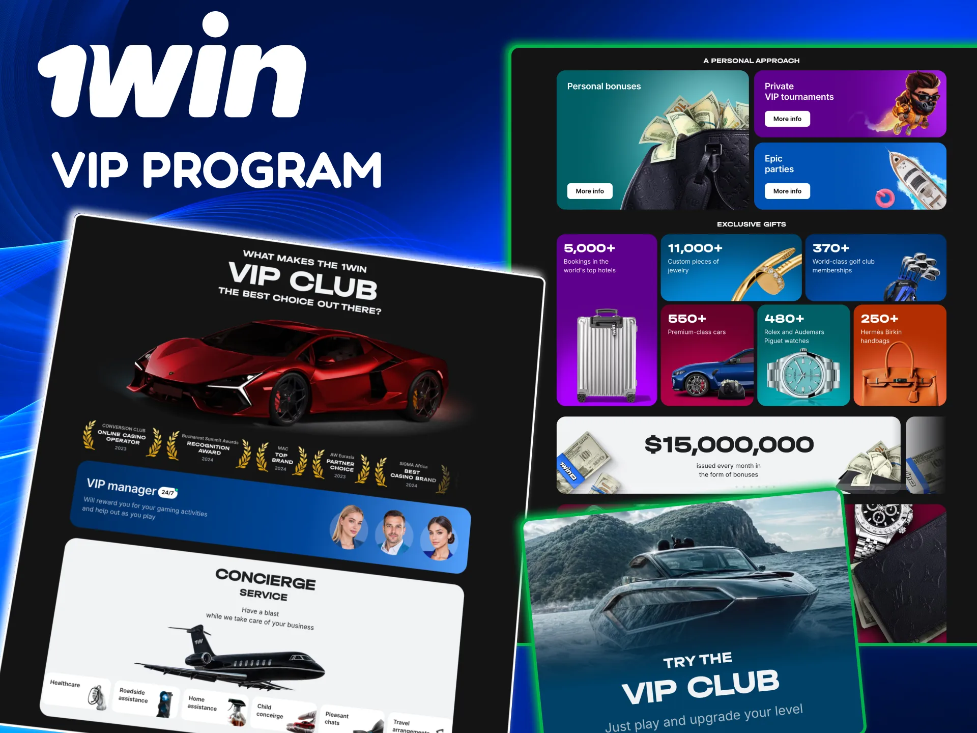 1win VIP levels offering better bonuses, faster rewards, and personal account support.