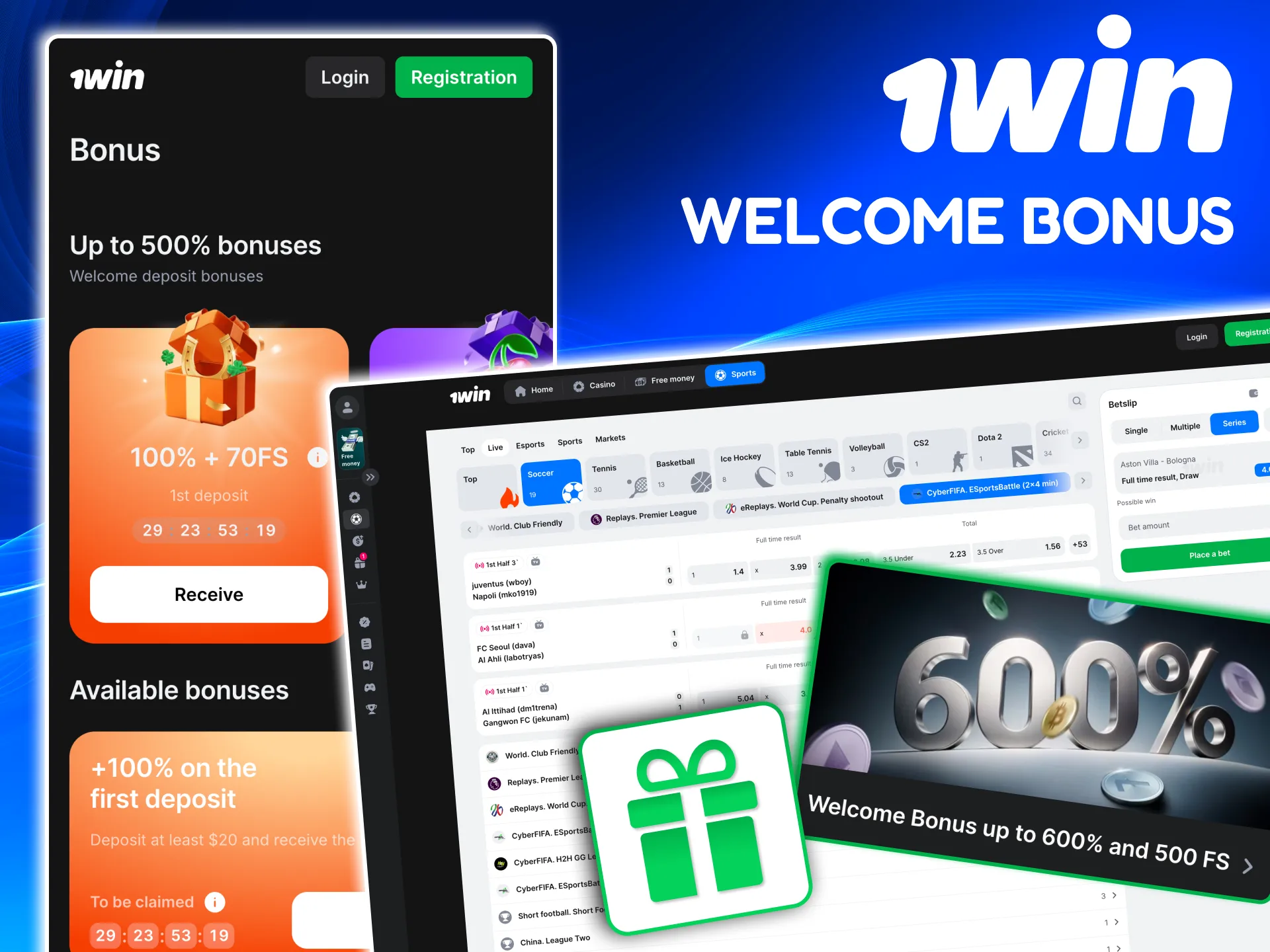 New players claim 1win football bonus with early deposits and simple rules.
