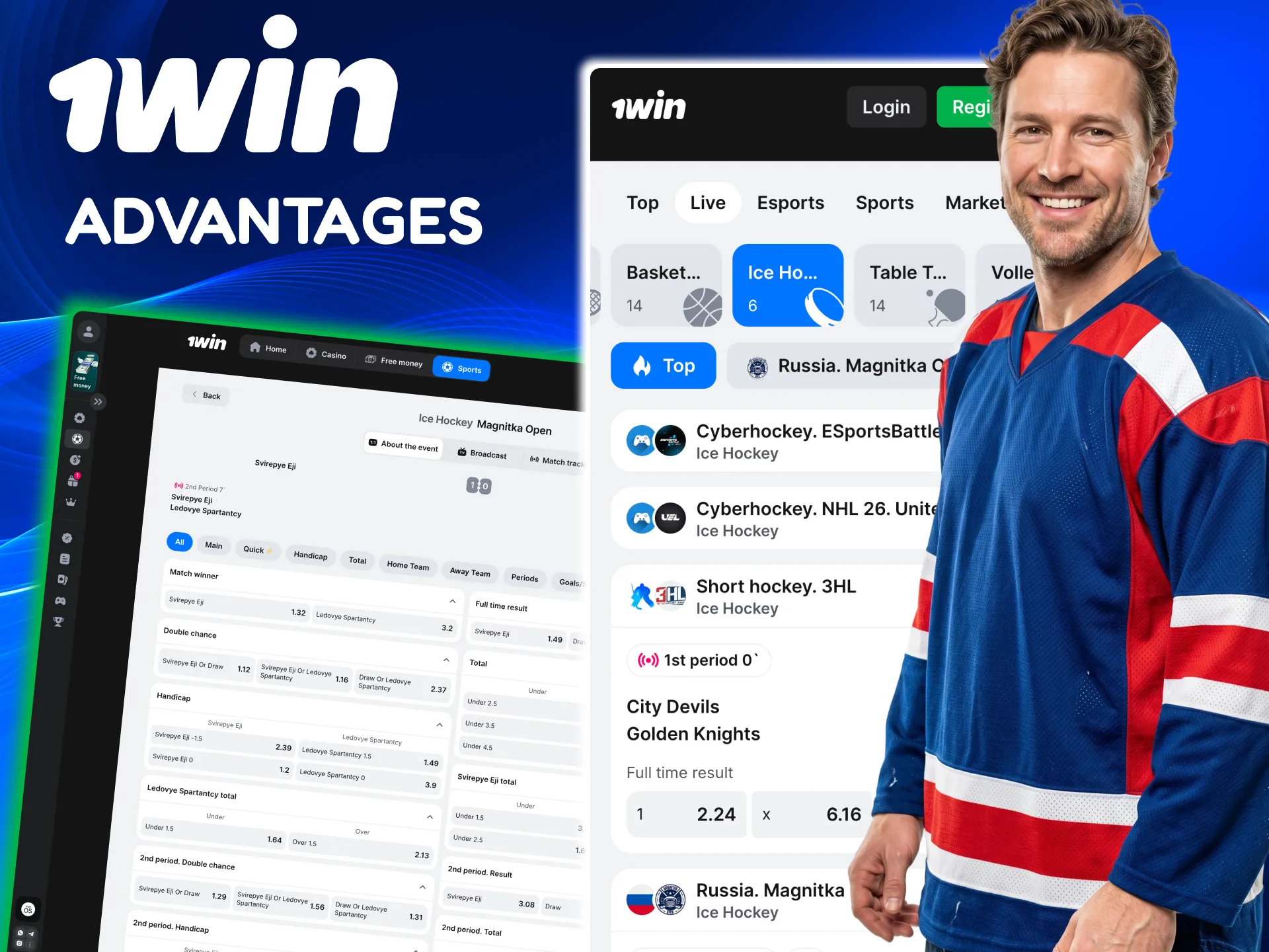 Key reasons 1win is popular for Canadian ice hockey bettors.