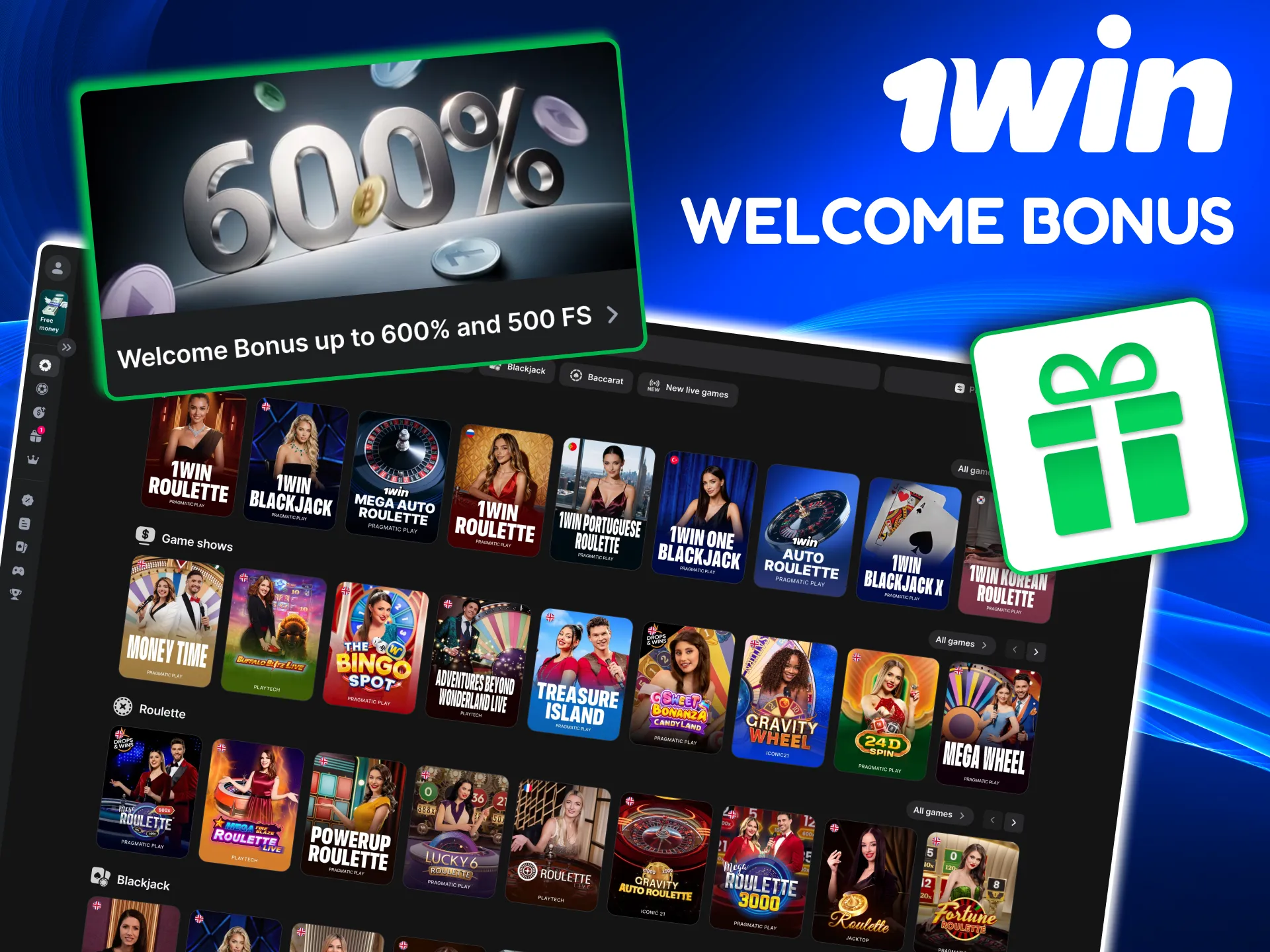 How 1win bonuses work for live casino wagering in Canada.