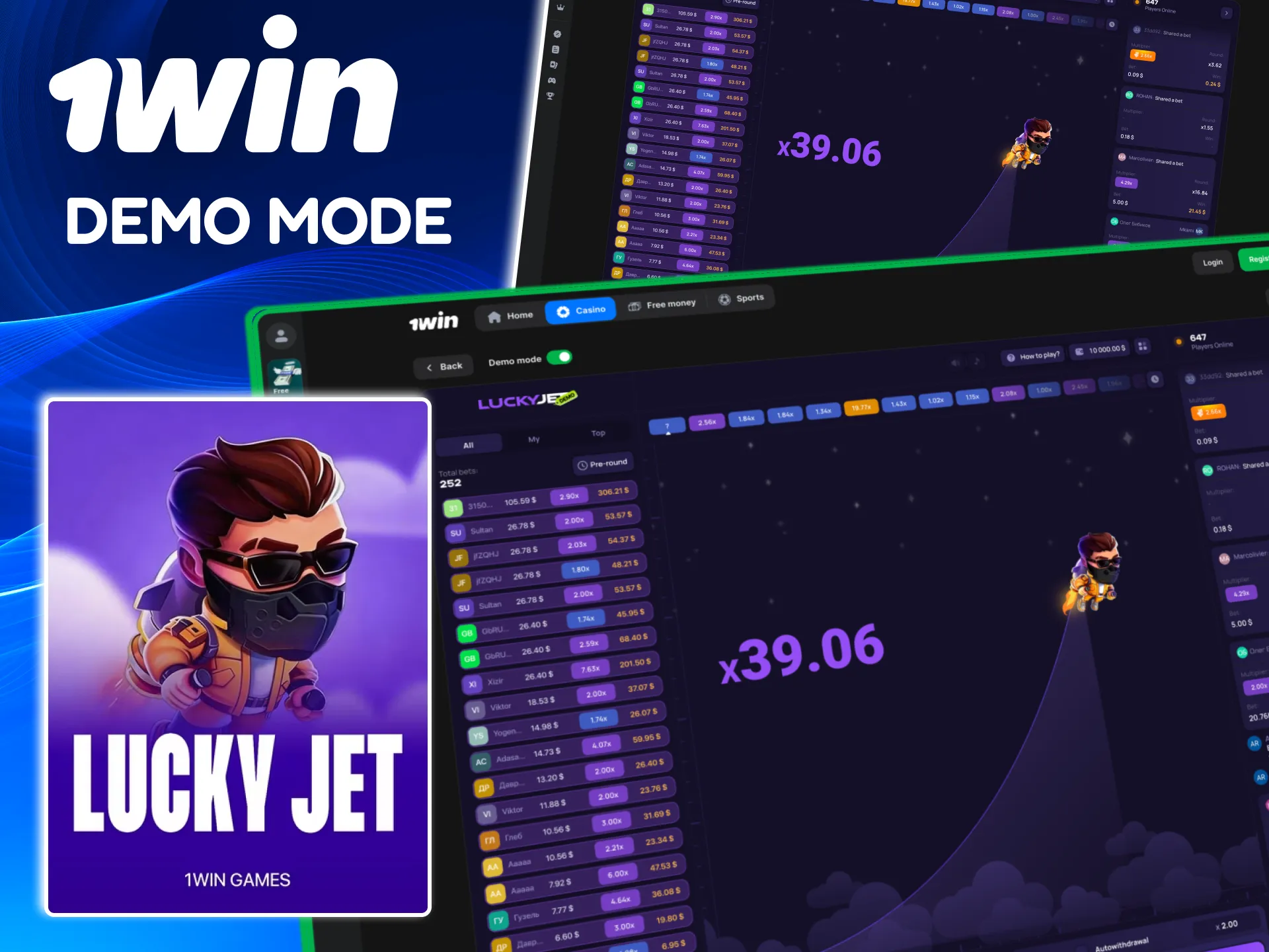 Lucky Jet demo on 1win for safe practice with virtual credits.