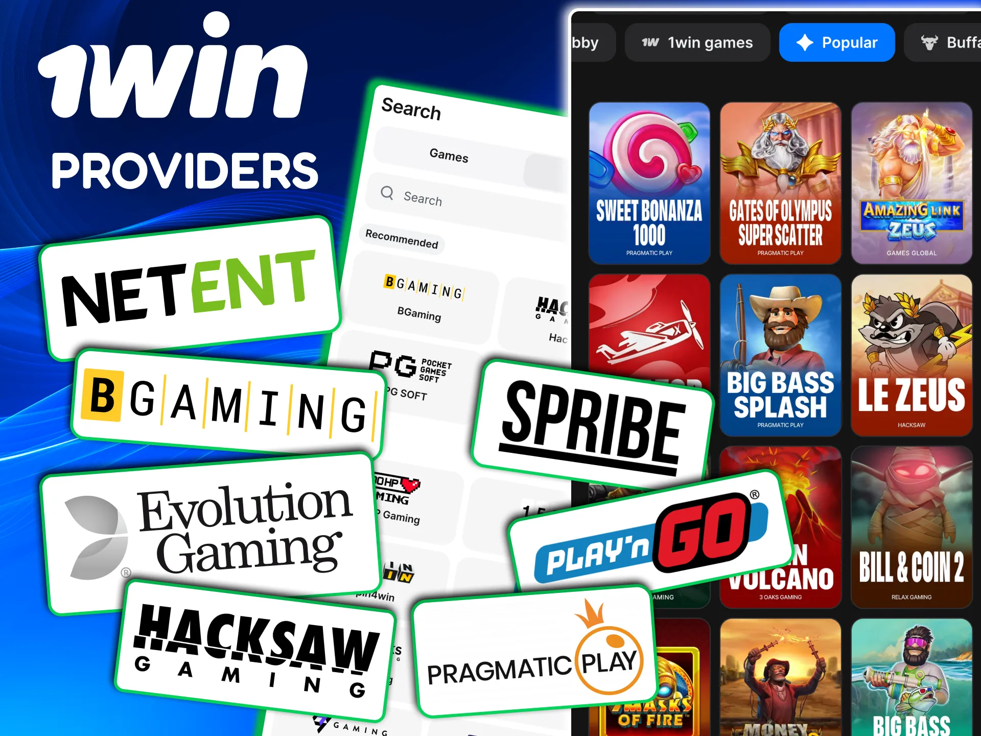 Trusted 1win casino software from leading audited game developers worldwide.