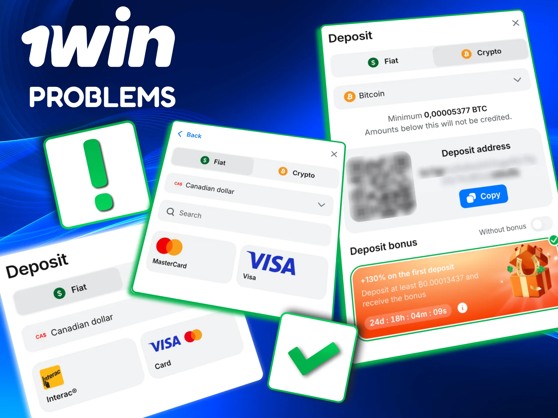 How Canadian players solve typical 1win payment errors and delays.